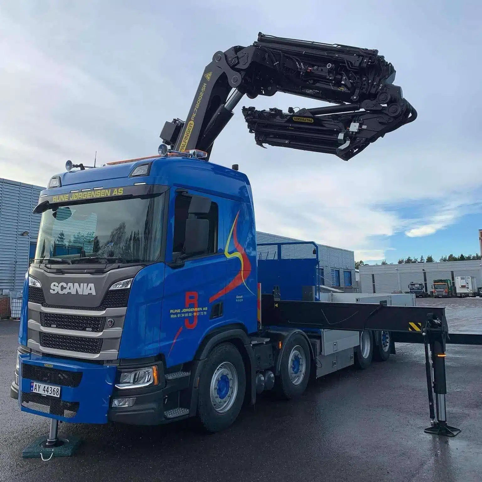 Kranbil fra Rune Jørgensen AS – Transport i Moss, Oslo, Akershus og Østfold